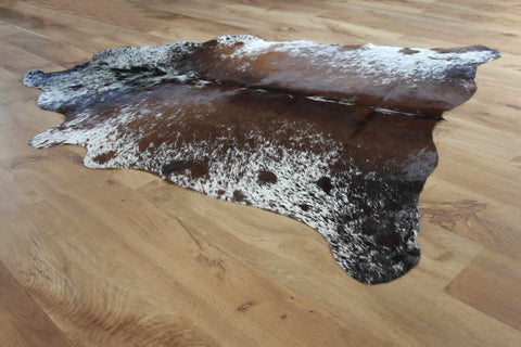 Natural Cowhide Tri-colour Speckled Rug