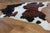 Natural Cowhide Tri Colour Rich Dark Brown Lustre Rug