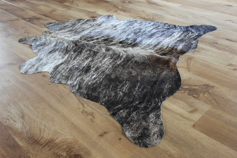 Grey Tri-Colour Cowhide Rug