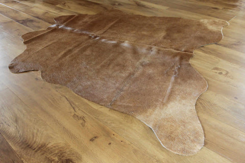 Rich Camel One Colour Cowhide Rug