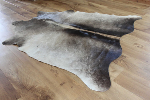 Grey Tri-Colour Cowhide Rug